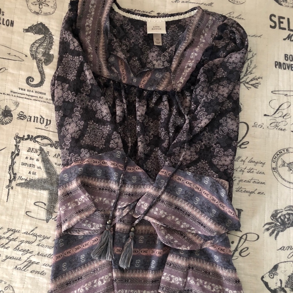 Sheer Boho Blouse
